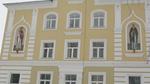Фасад медцентра монастыря в Дивеево