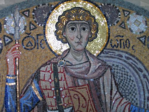 Св. Георгий Победоносец, фрагмент